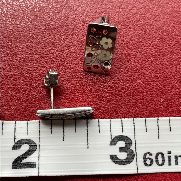 Swatch Bijoux Garden Stud Earrings - Picture 3 of 3